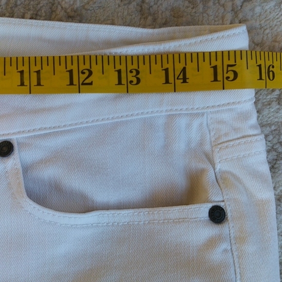 Talbots Curvy Slenderizing Jeans 6 White - Picture 14 of 16
